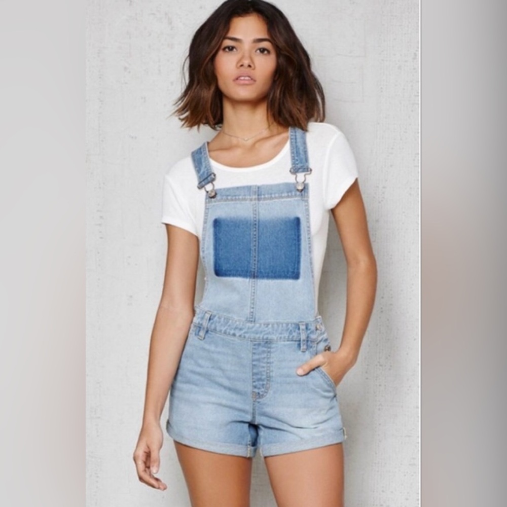 PACSUN | JEAN SHORTS OVERALLS